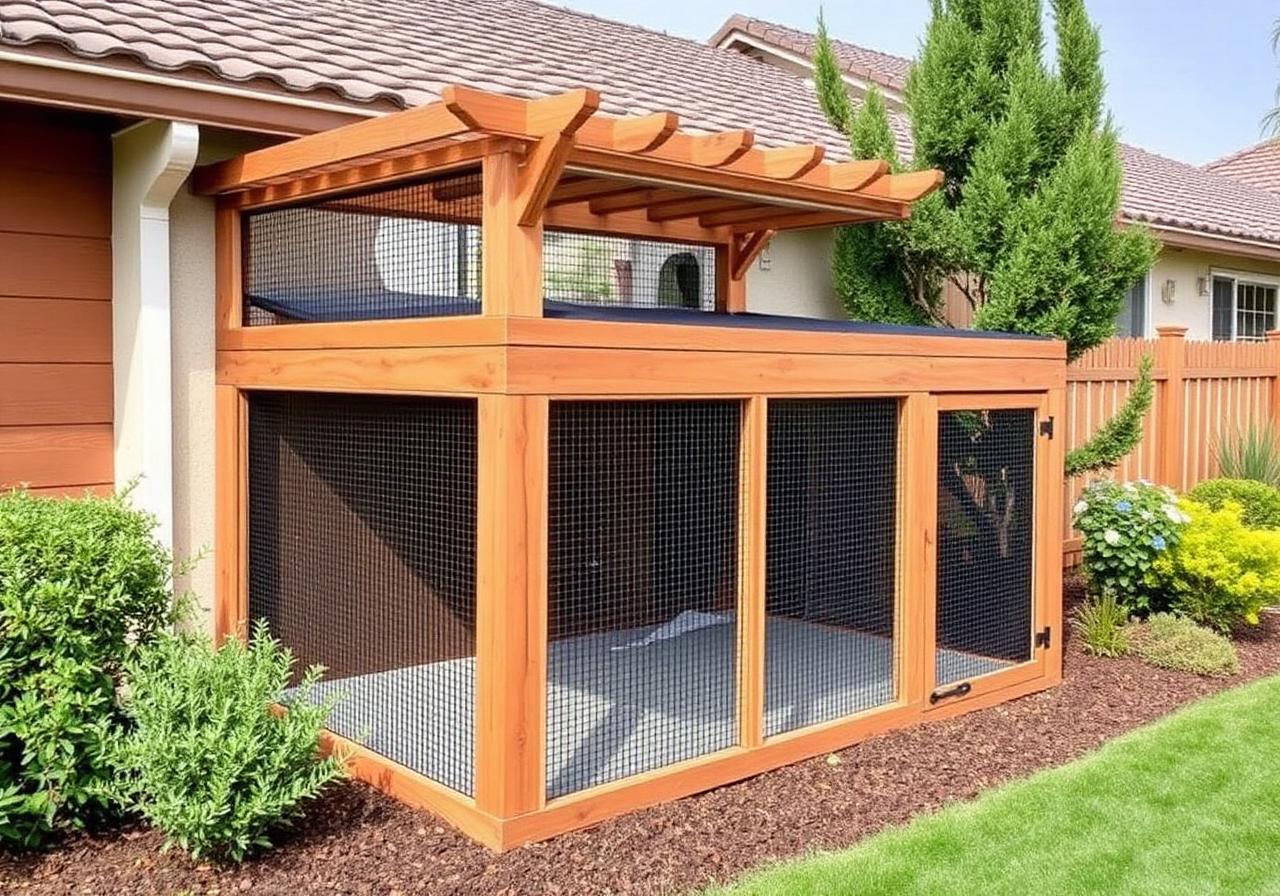 Custom catio in Campbell
